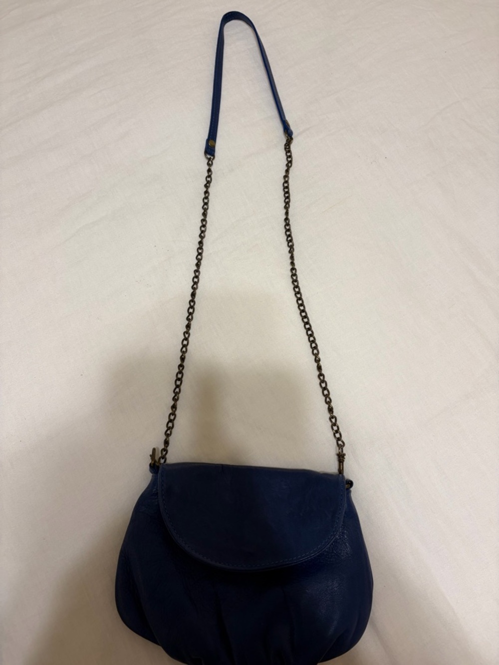 Navy Blue Crossbody Shoulder Bag - Women